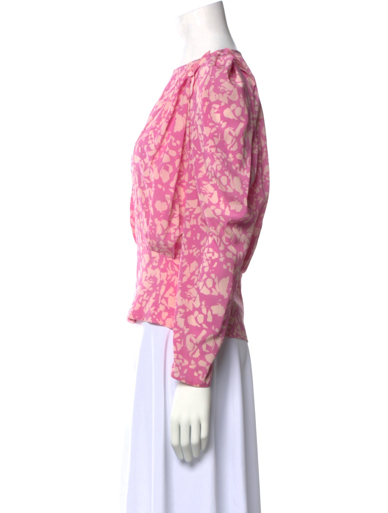Isabel Marant Silk Floral Print Blouse
